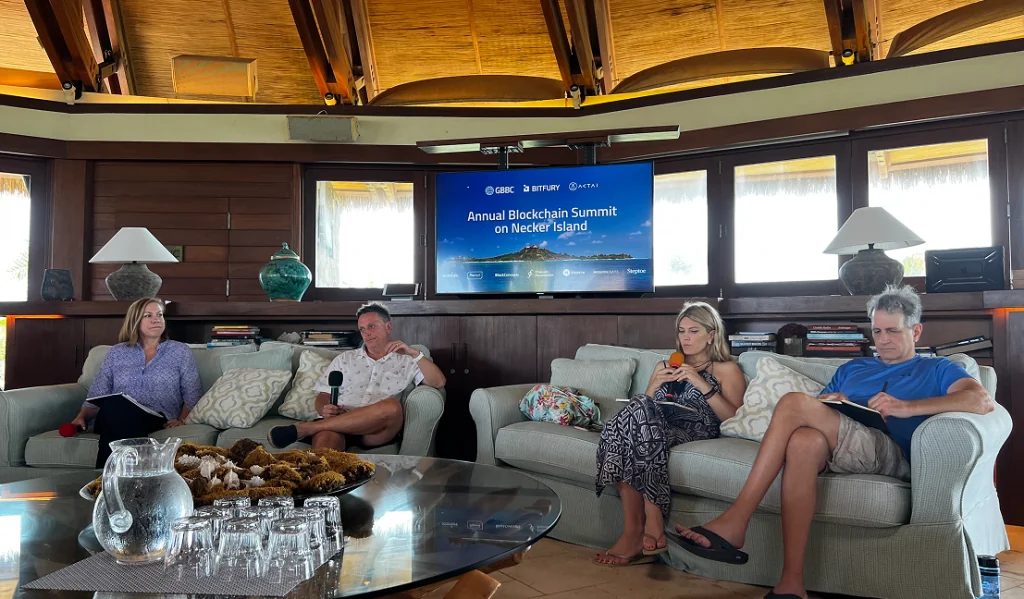 Future of Global Collaboration session at the Annual Blockchain Summit (Necker Island)